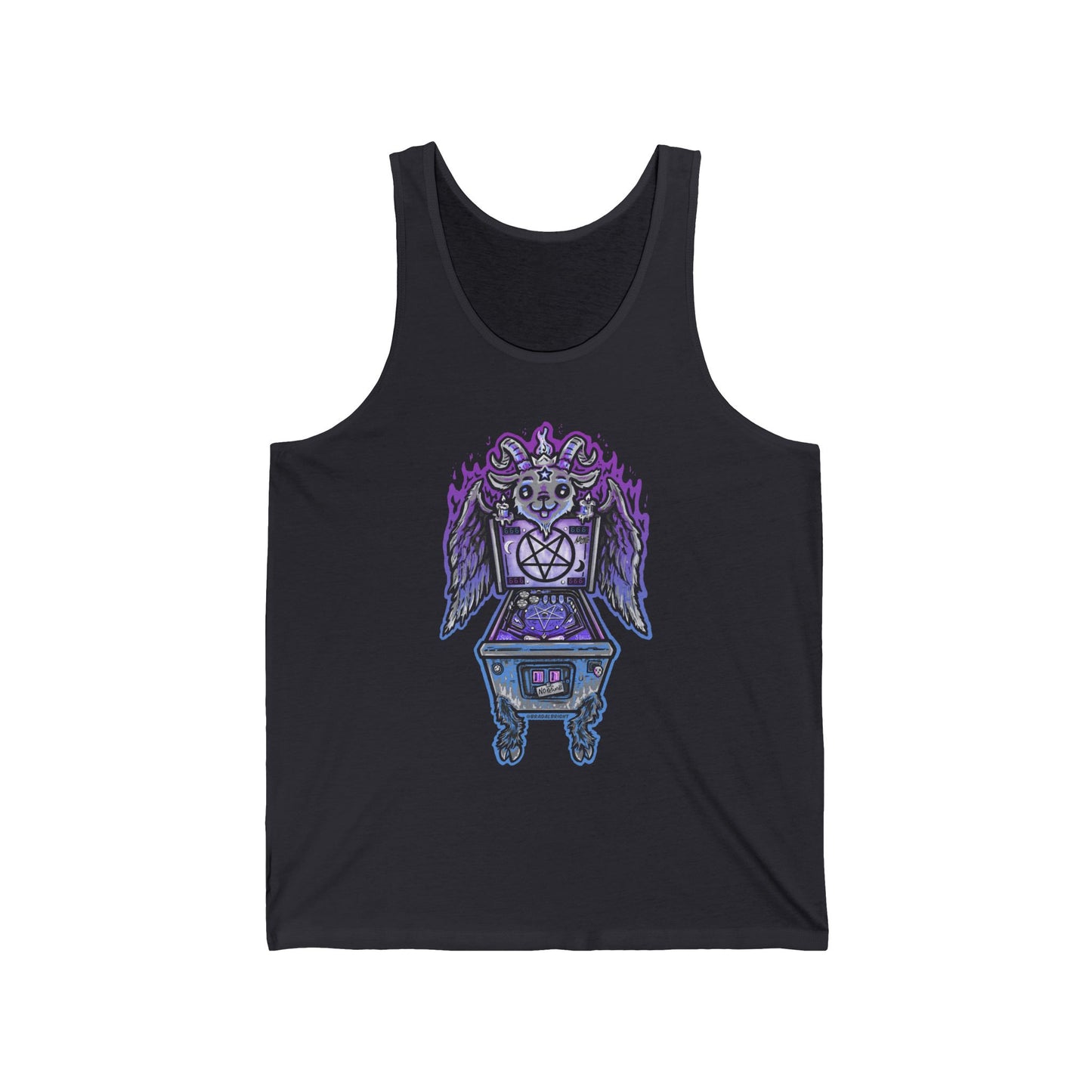 Baphomet Pinball Graphic Tank Top