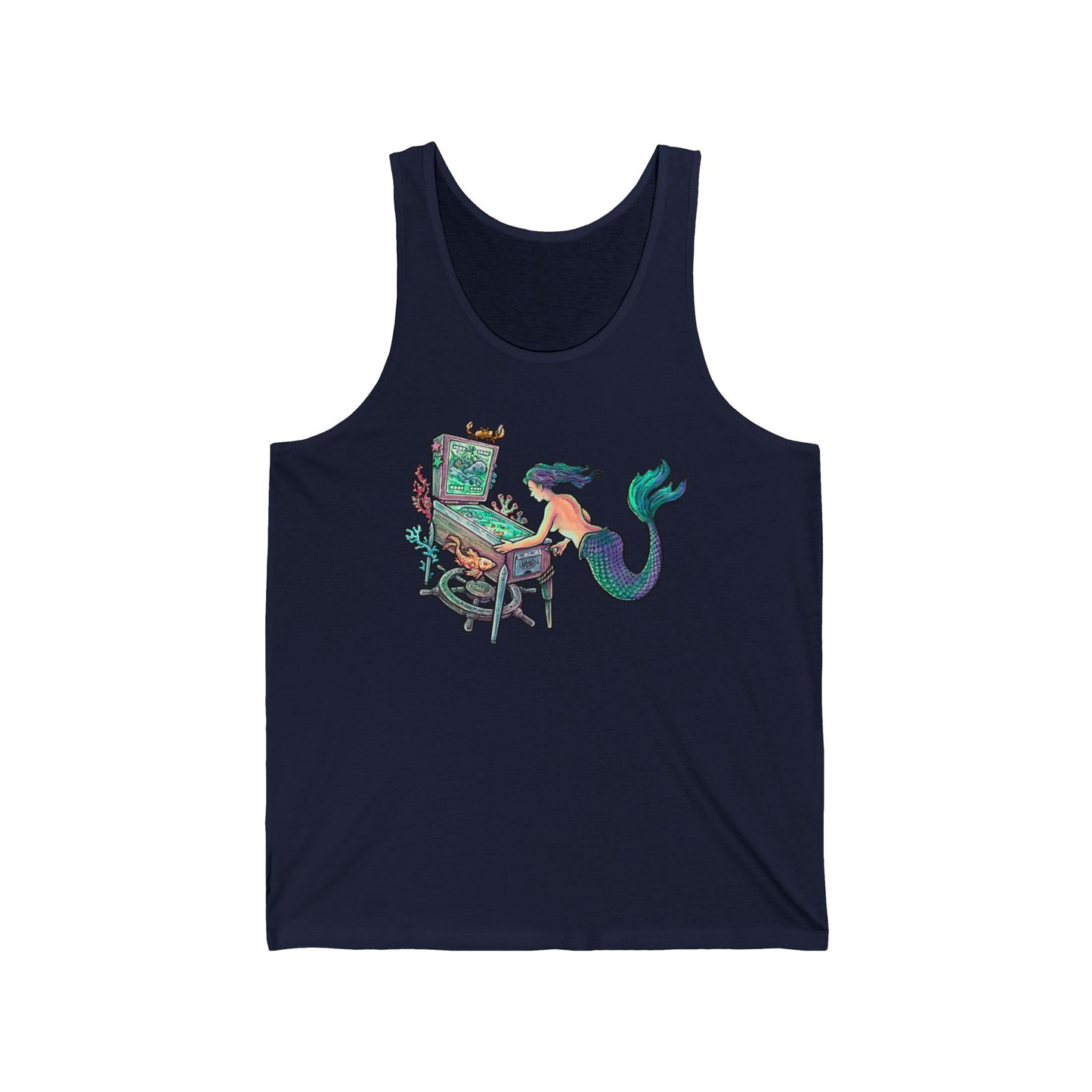 Mermaid Pinball Graphic Tank Top