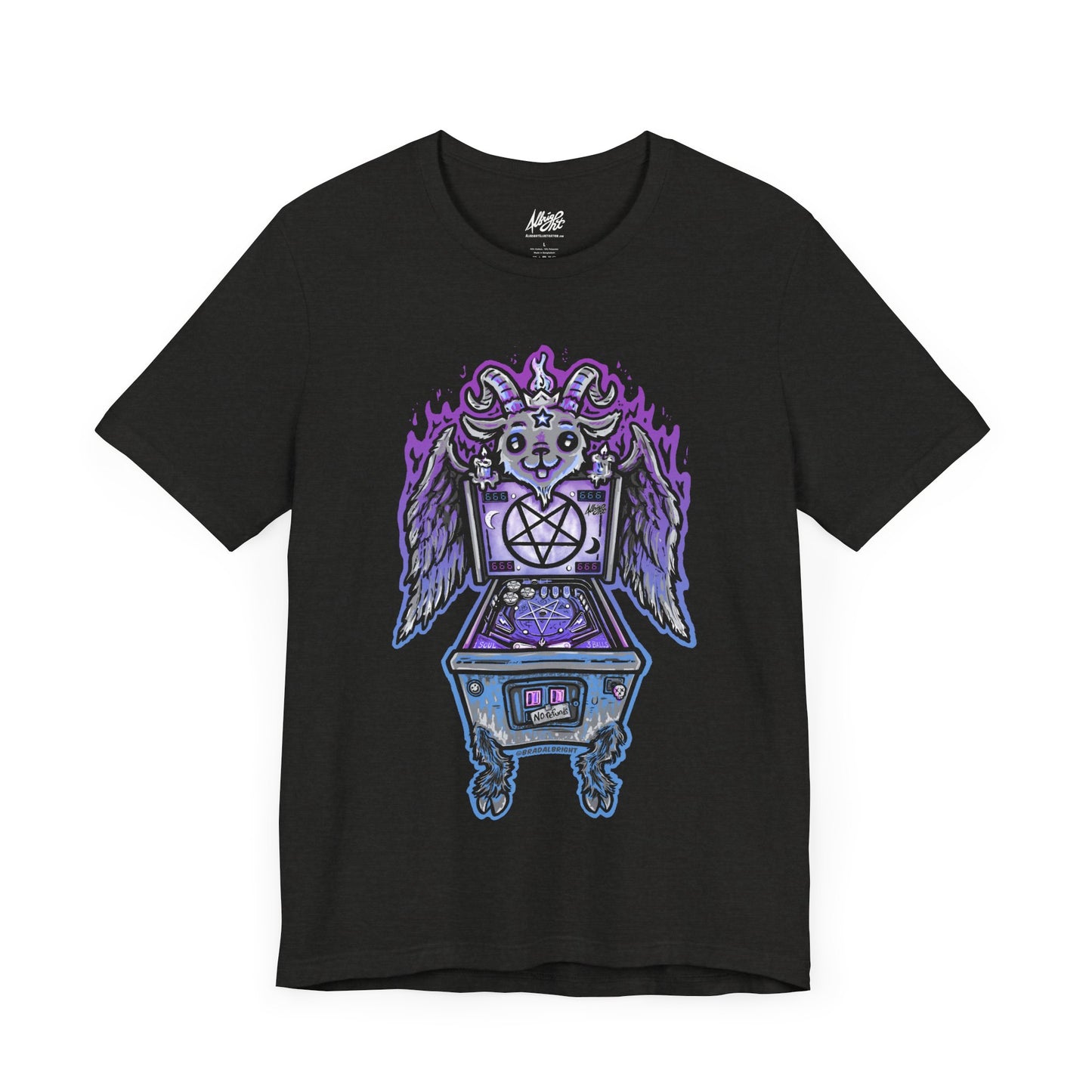 Cutest Damned Pinball Baphomet Tee