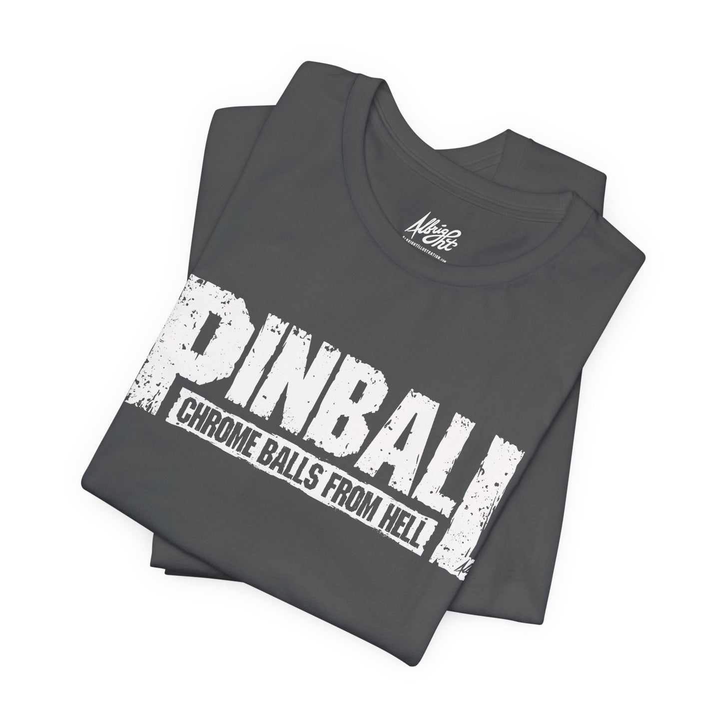 Pinball Chrome Balls From Hell - Premium Bella+Canvas Jersey Short Sleeve Tee