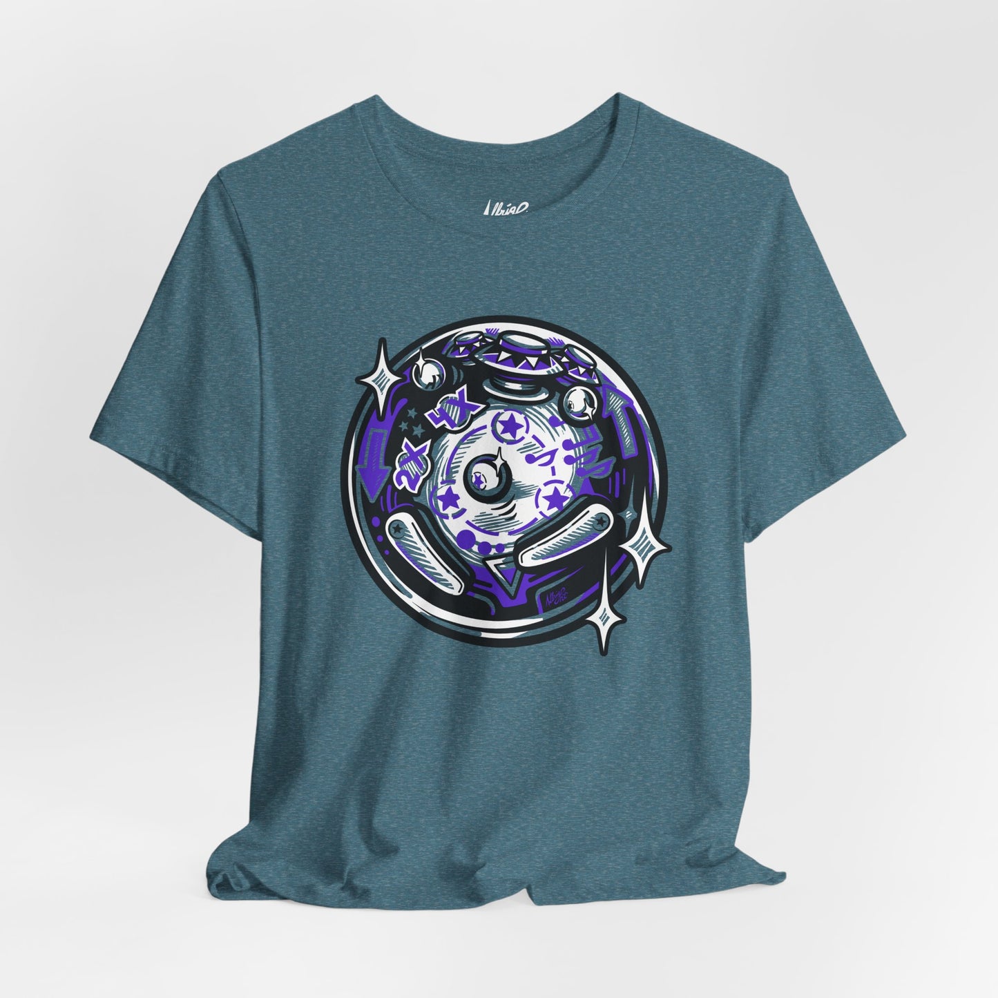 Pinball Reflections - Premium Bella+Canvas Jersey Short Sleeve Tee