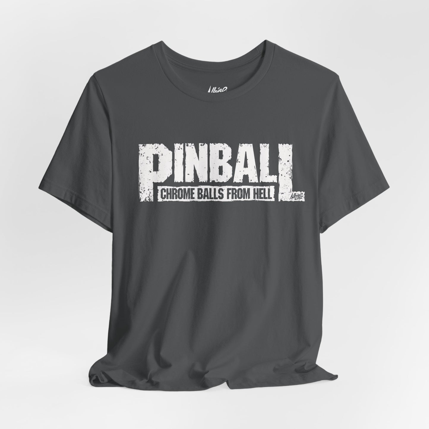 Pinball Chrome Balls From Hell - Premium Bella+Canvas Jersey Short Sleeve Tee