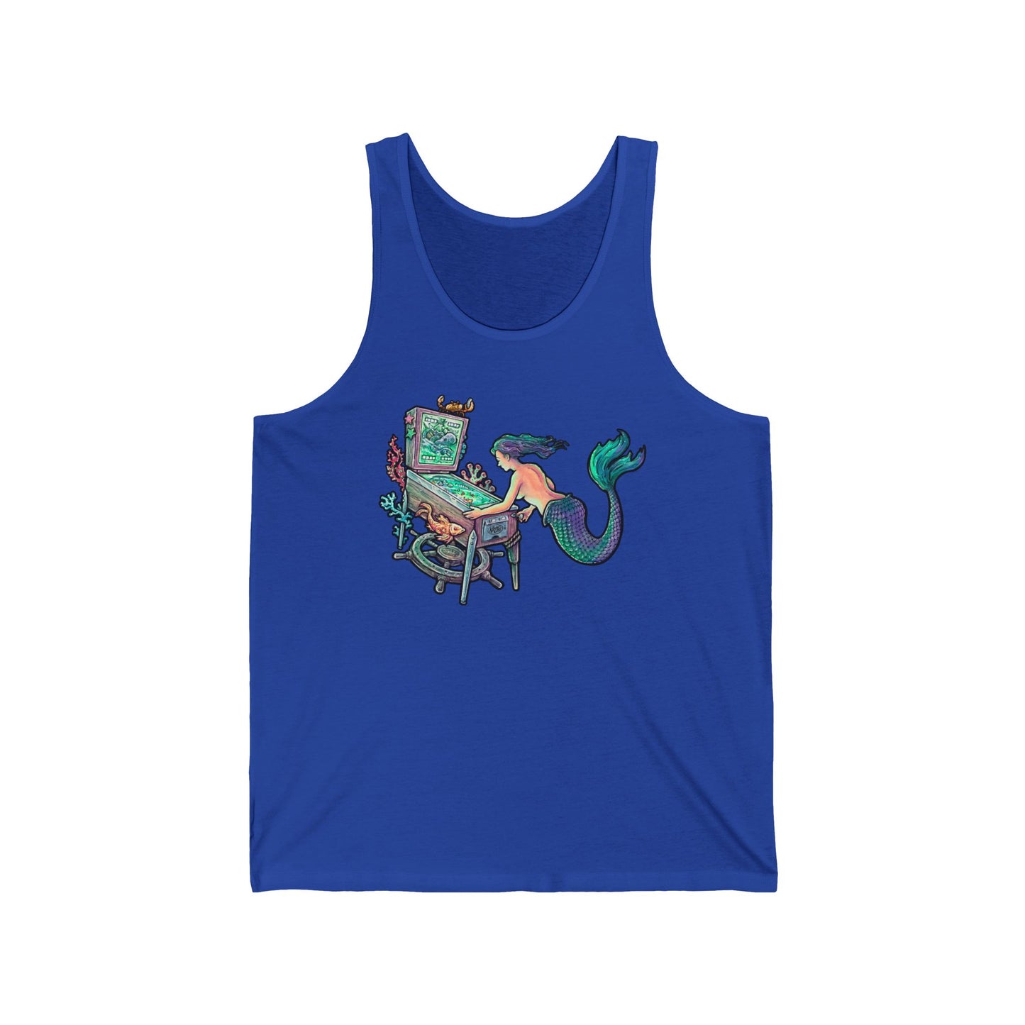 Mermaid Pinball Graphic Tank Top