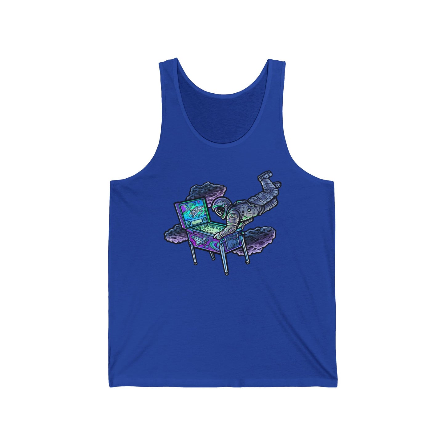 Houston, We Have a Pinball - Astronaut Pinball Graphic Tank Top