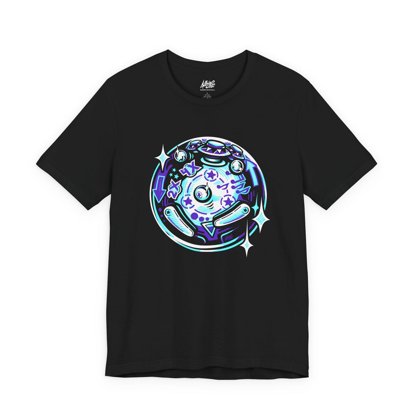 Pinball Reflections - Premium Bella+Canvas Jersey Short Sleeve Tee