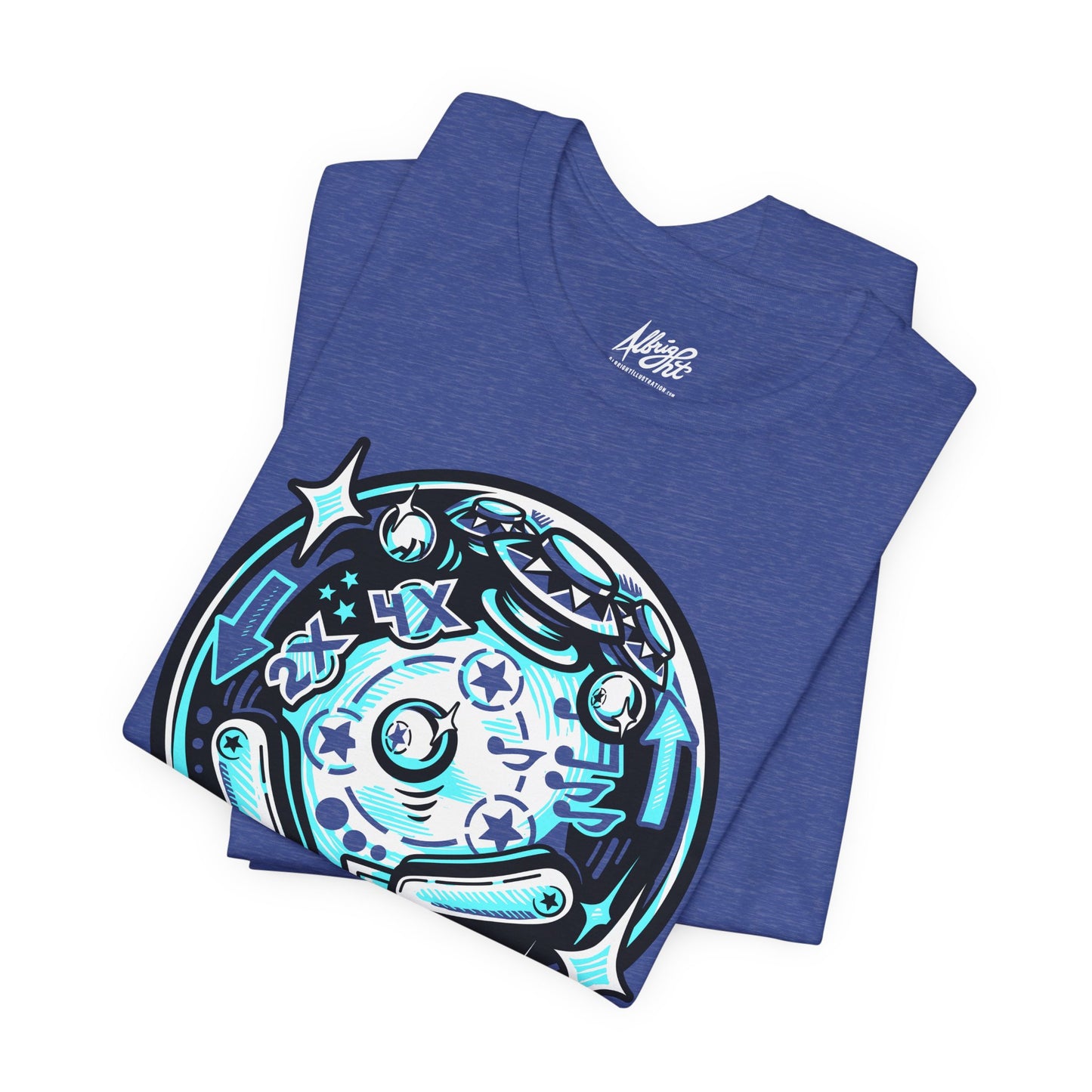 Pinball Reflections - Premium Bella+Canvas Jersey Short Sleeve Tee