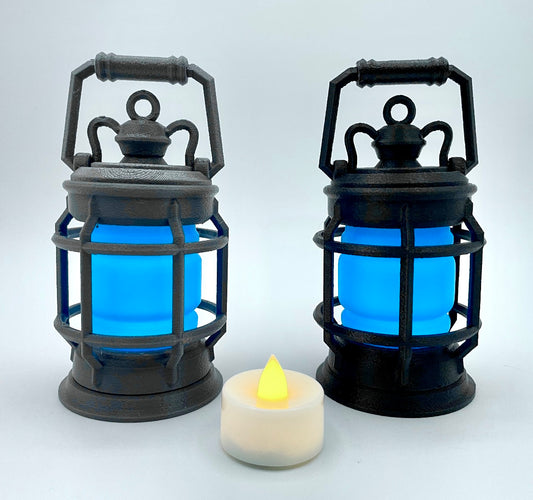 Ghost Lantern - Flickering Glow-In-The-Dark Flameless Tealight