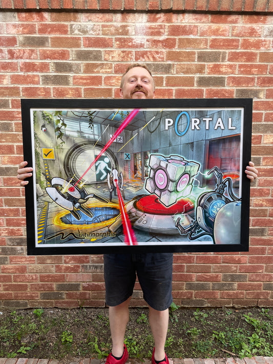 PORTAL 36x24 Poster Print - P3 Pinball from Multimorphic