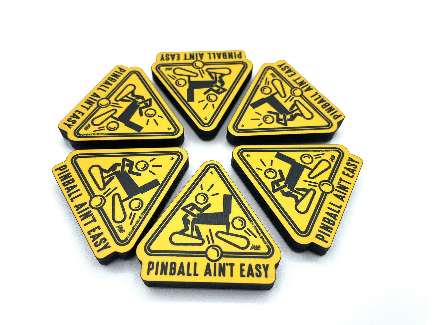 Pinball Aint Easy Slammer Magnets