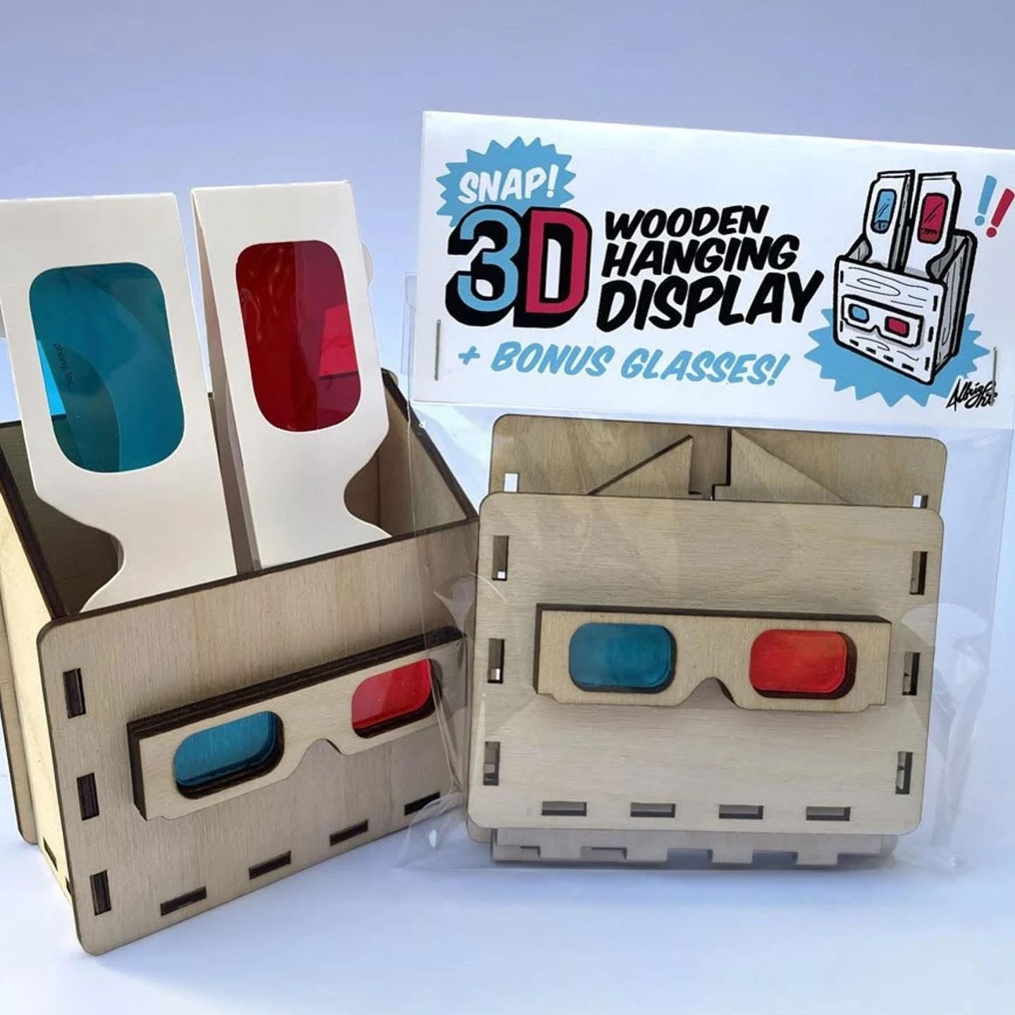 SNAP! 3D Glasses Hanging Display Box