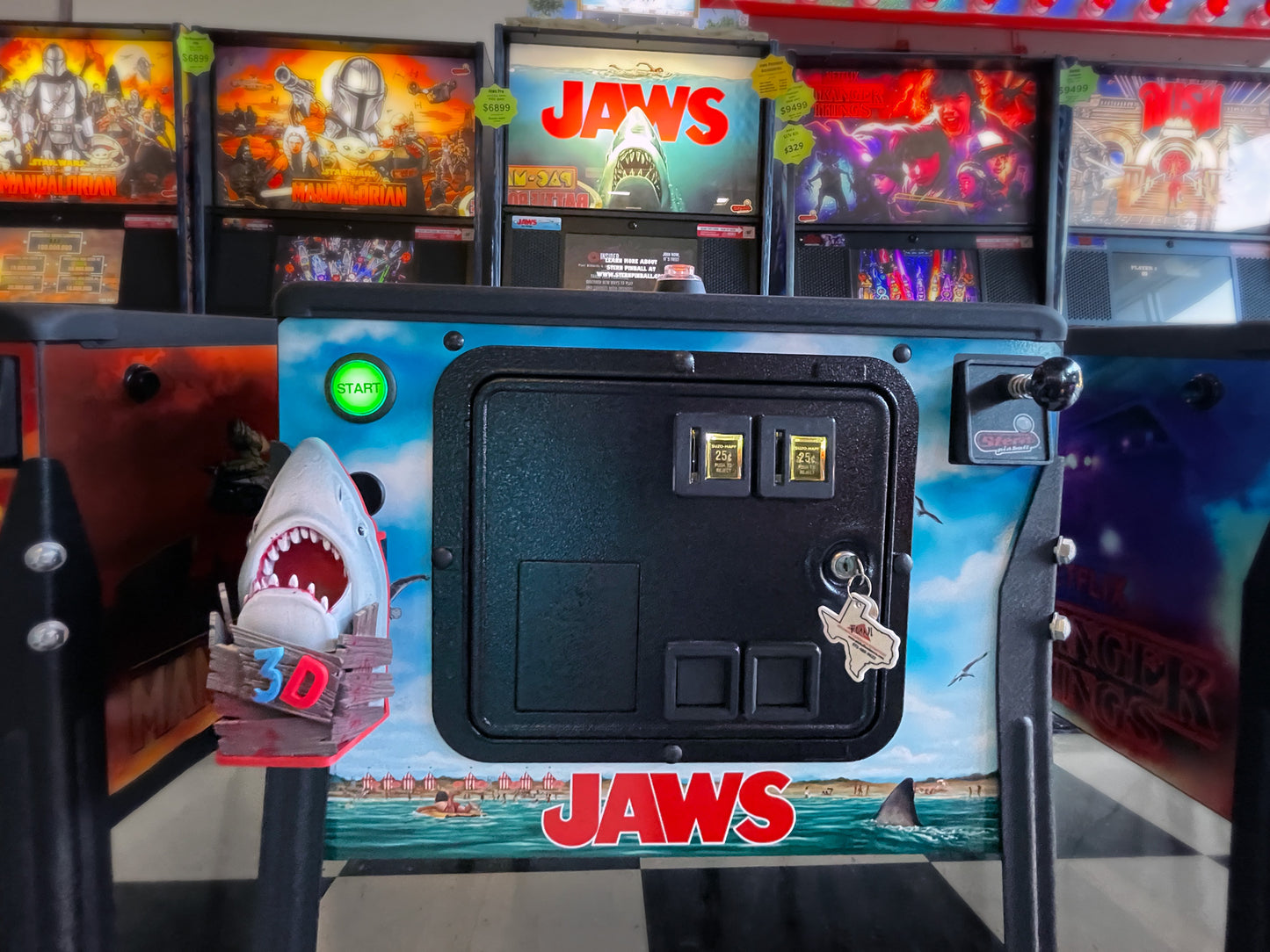 *JAWS Pinball Mod - "The Shark Eats The Glasses!" 3D Glasses Holder