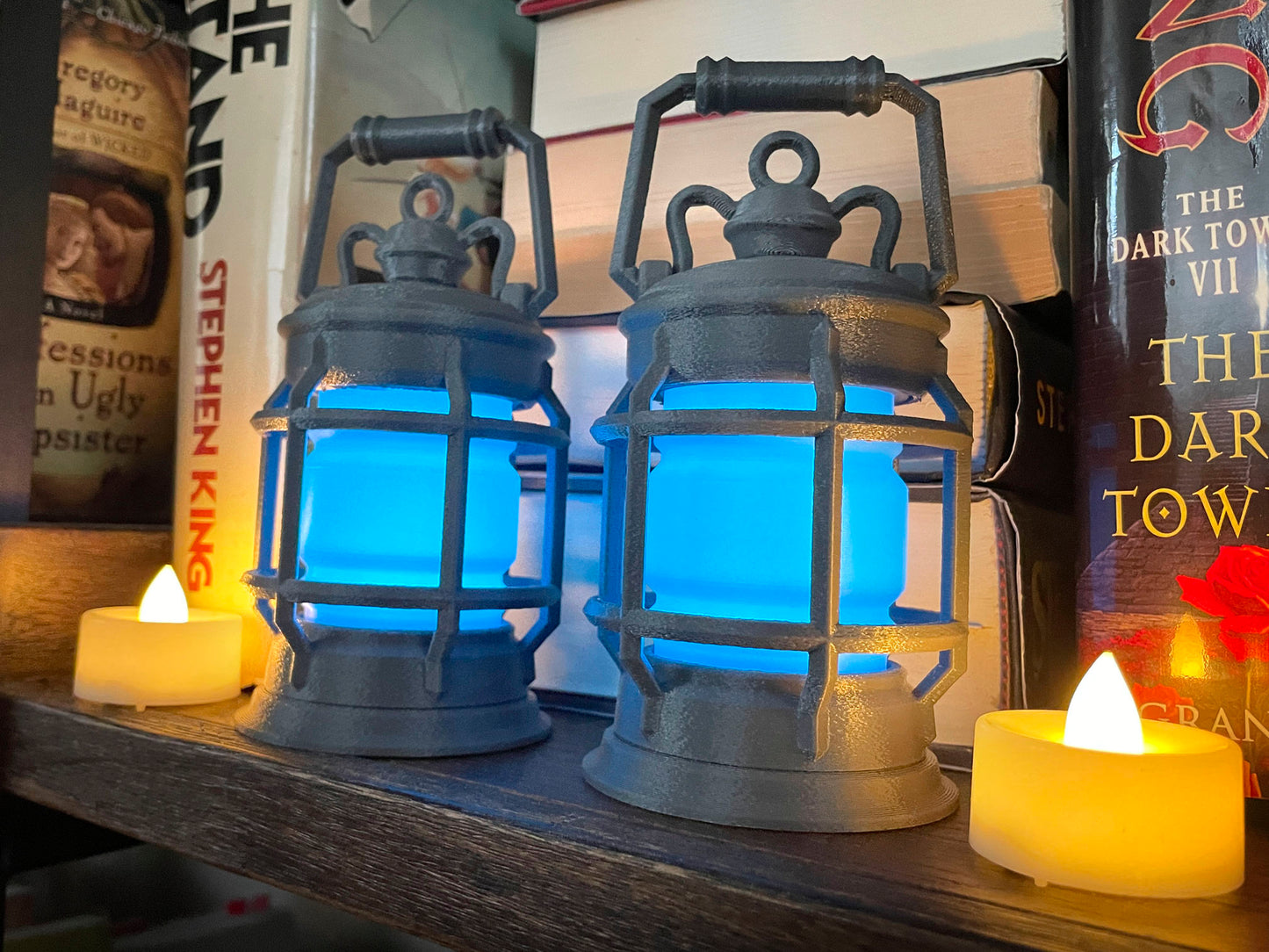 Ghost Lantern - Flickering Glow-In-The-Dark Flameless Tealight