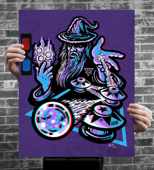 Pinball Wizard 3D Poster - Signed Poster Art with Glasses