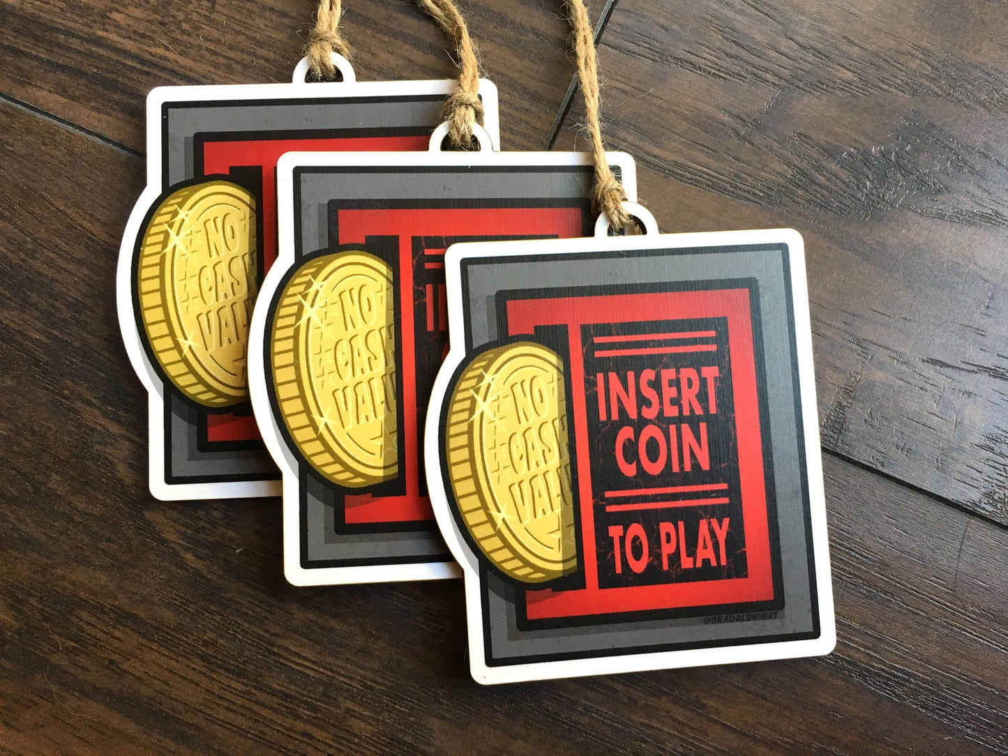 Arcade Coin Slot Christmas Ornament