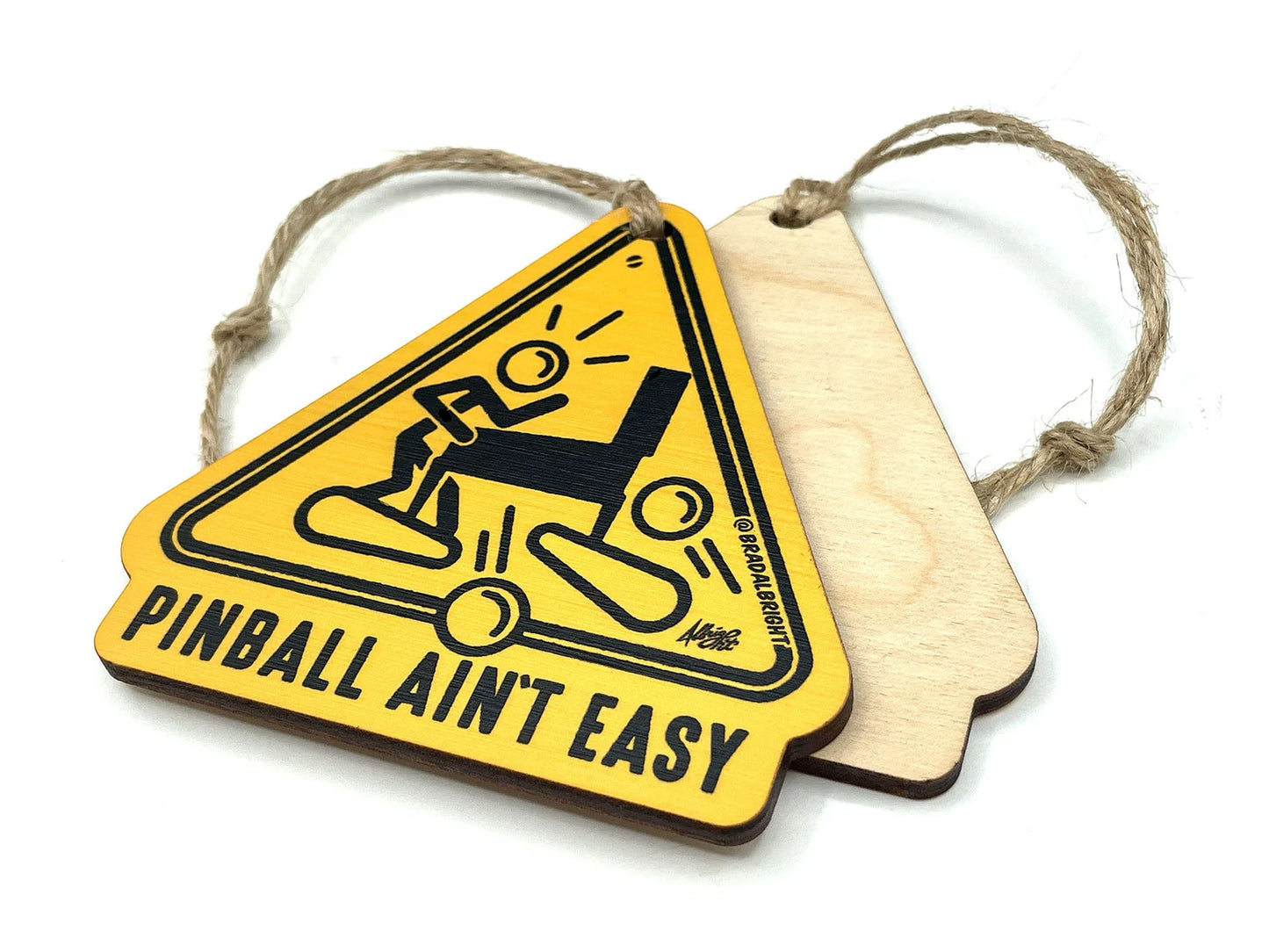 Pinball Ain't Easy Christmas Ornament