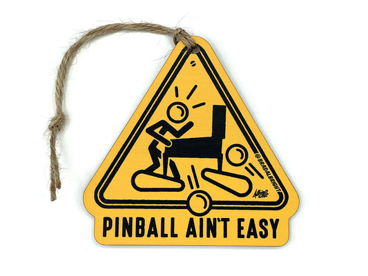 Pinball Ain't Easy Christmas Ornament