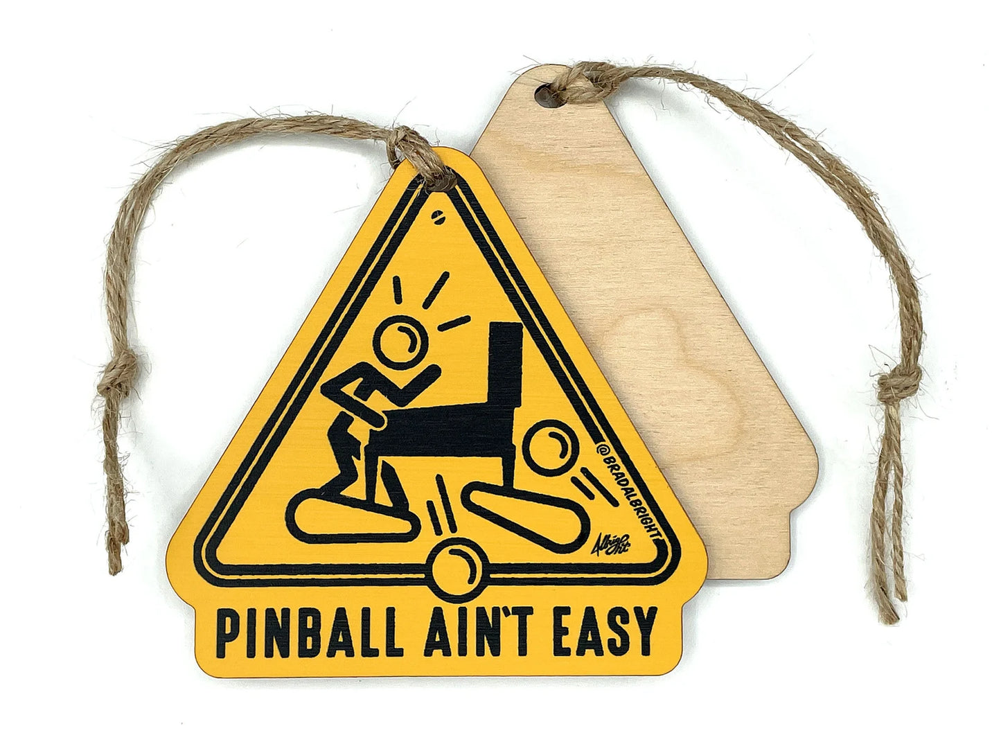 Pinball Ain't Easy Christmas Ornament