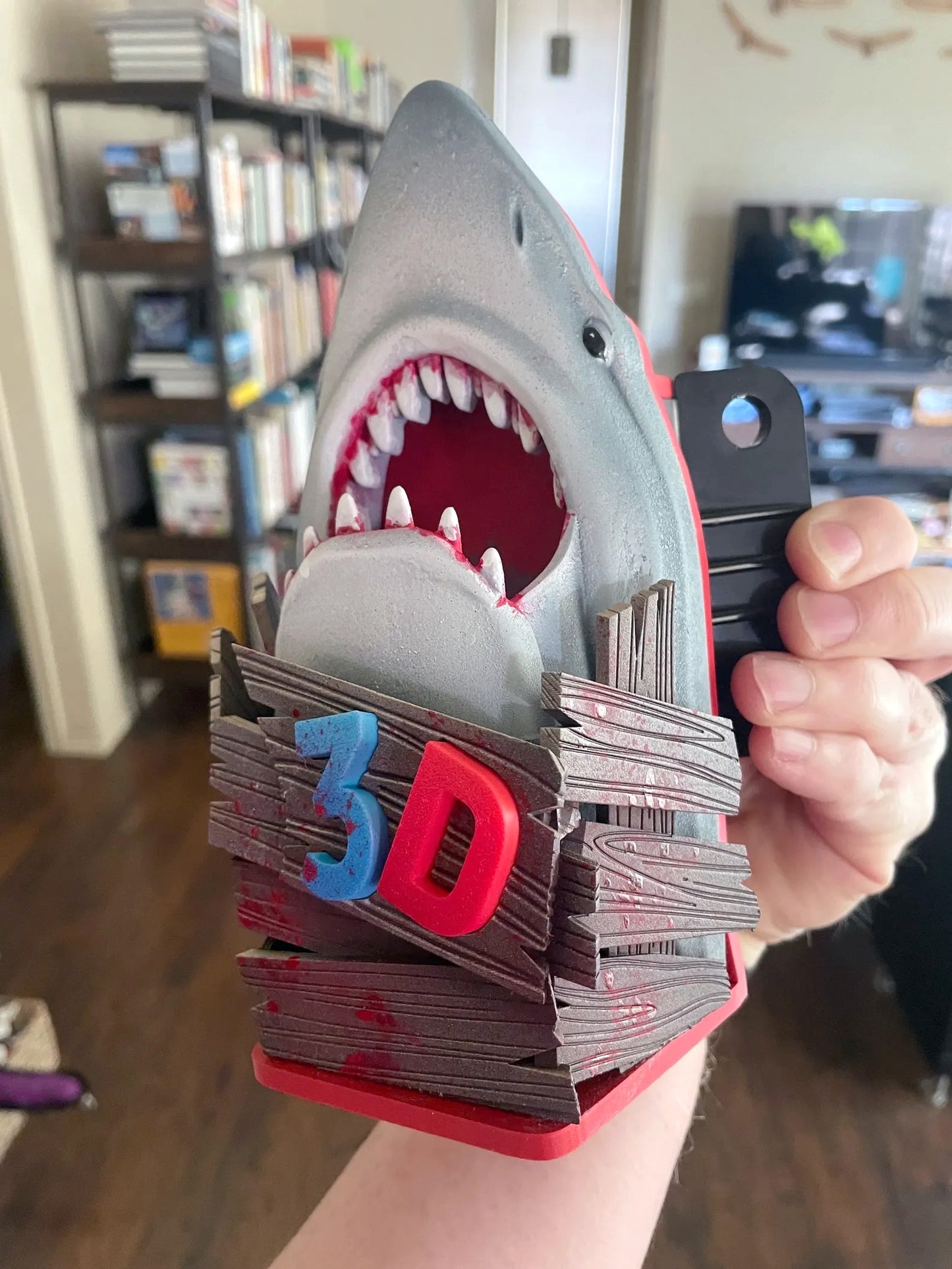 *JAWS Pinball Mod - "The Shark Eats The Glasses!" 3D Glasses Holder