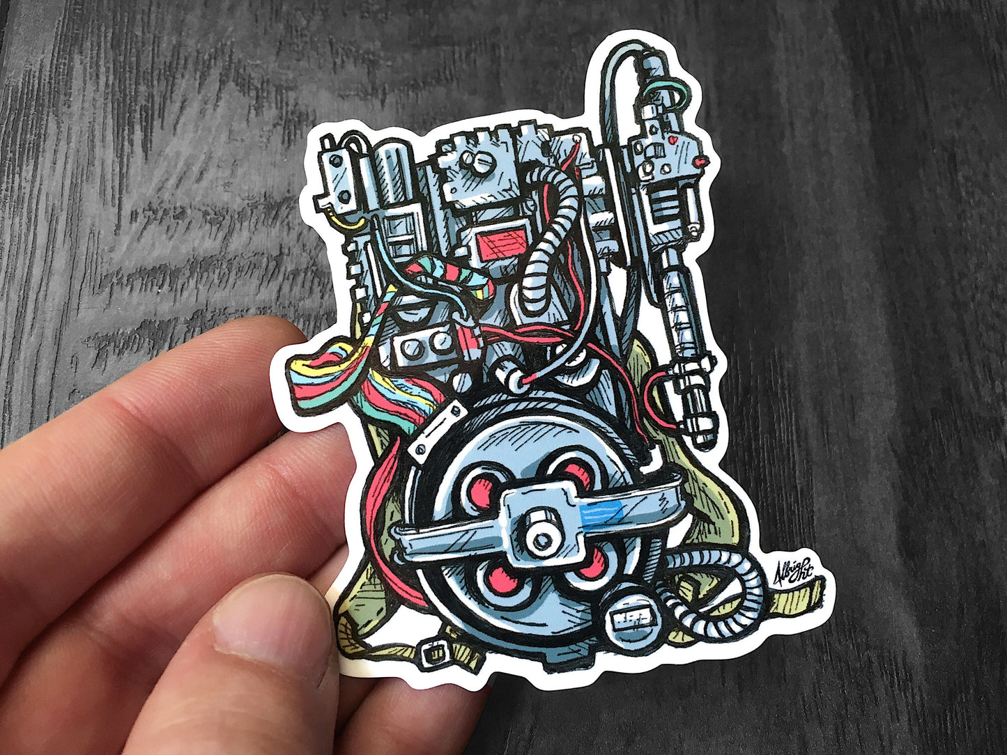 Proton Pack -Ghostbusters Sticker Decal