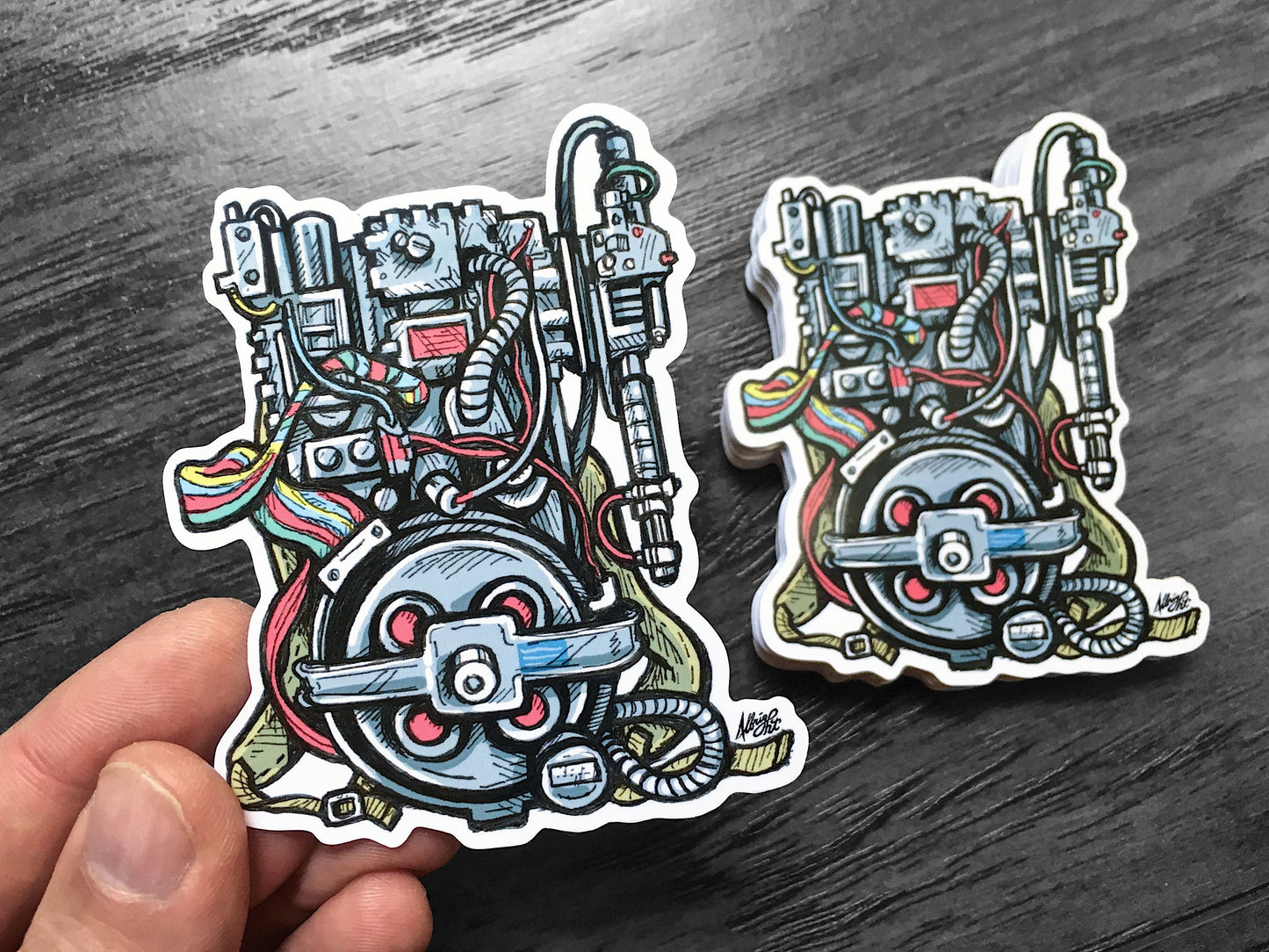 Proton Pack -Ghostbusters Sticker Decal