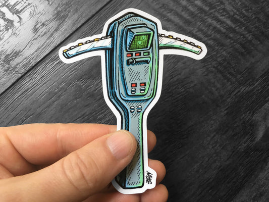 Ghostbuster PKE Meter - Sticker Decal - FREE US Shipping