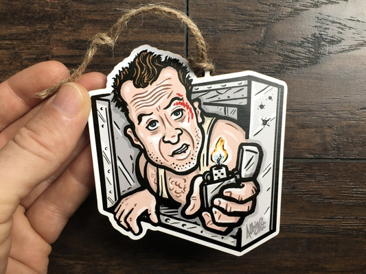 Yippee Kiy-Air Vent John McClane Die Hard Christmas Ornament