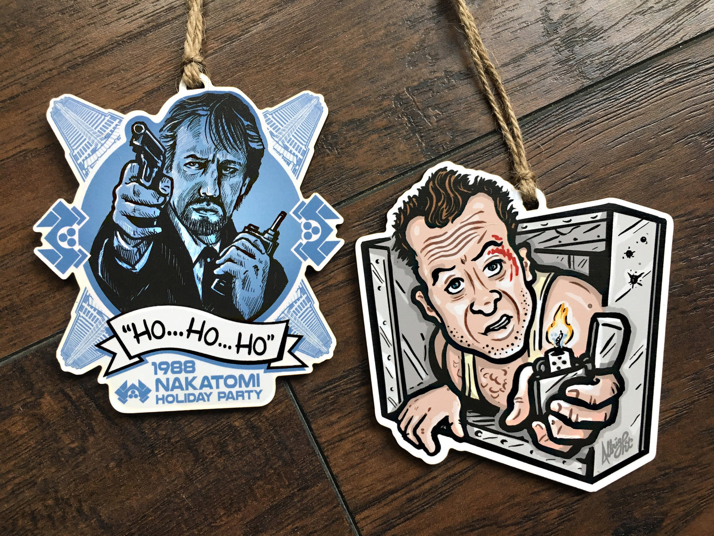 Yippee Kiy-Air Vent John McClane Die Hard Christmas Ornament