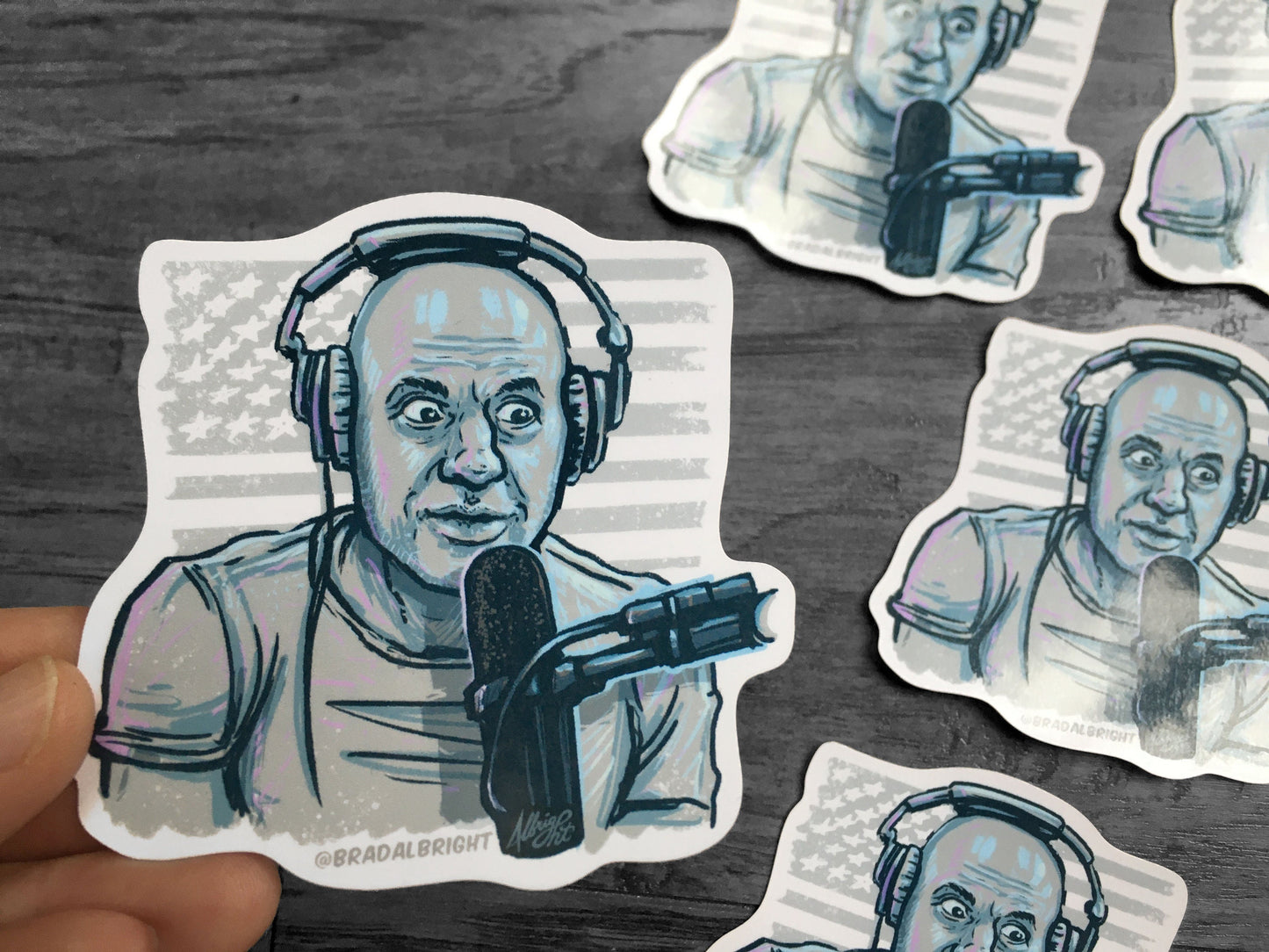 The Joe Rogan Stickersperience - Podcast Portrait Sticker Decal - FREE Shipping