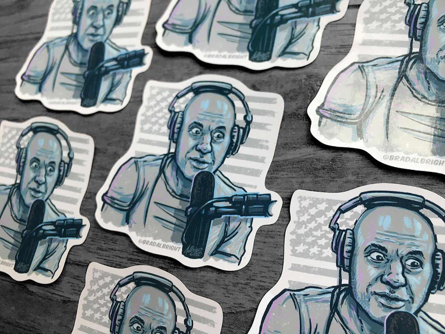 The Joe Rogan Stickersperience - Podcast Portrait Sticker Decal - FREE Shipping