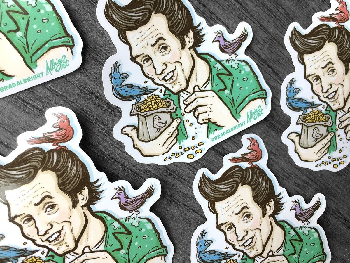 Alrighty Then! Ace Ventura Pet Detective Sticker - Weather Resistant Decal - FREE Shipping