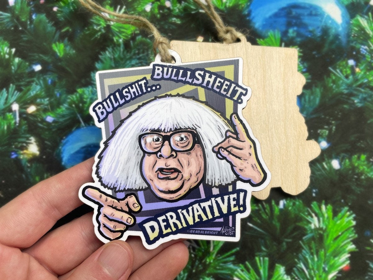 Ongo Gablogian: Frank Reynolds - Always Sunny Wooden Ornament Illustration