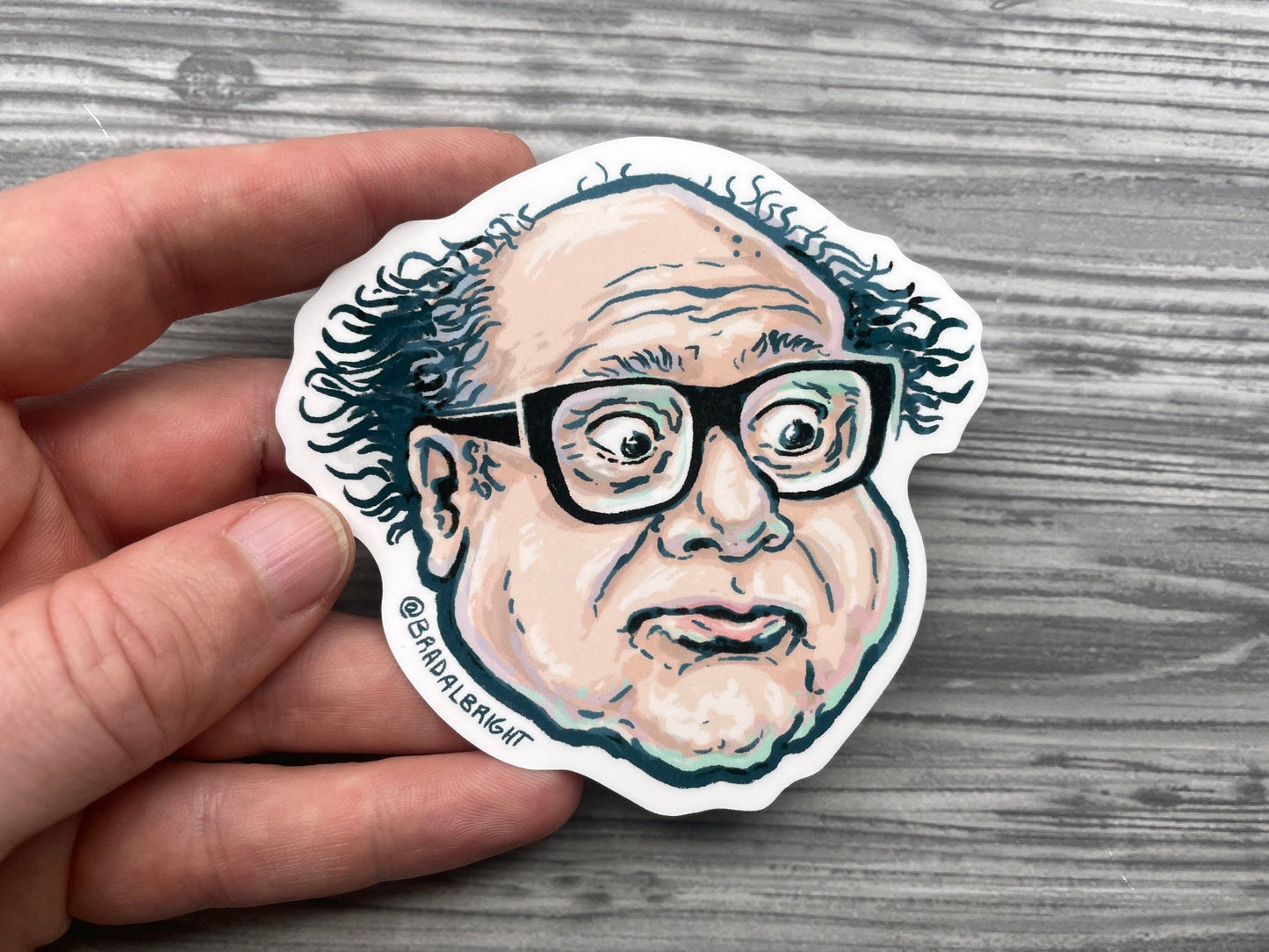 Frank Reynolds Stickers & Magnets - Always Sunny Portrait Illustration