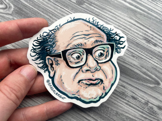 Frank Reynolds Stickers & Magnets - Always Sunny Portrait Illustration