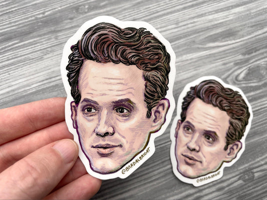 Dennis Reynolds Stickers & Magnets - Always Sunny Portrait Illustration