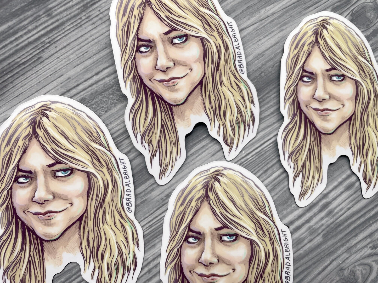 Sweet Dee Reynolds - Stickers & Magnets - Always Sunny Portrait Illustration