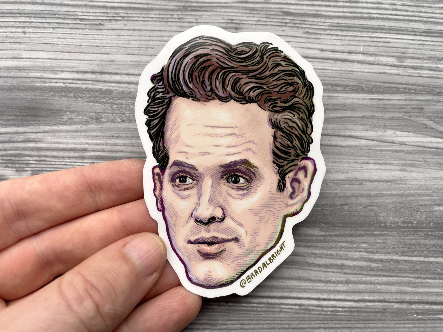 Dennis Reynolds Stickers & Magnets - Always Sunny Portrait Illustration