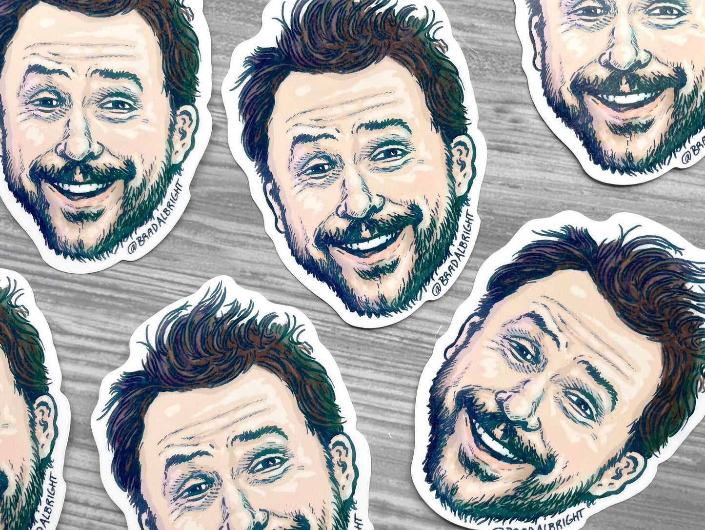 Charlie Kelly Stickers & Magnets - Always Sunny Portrait Illustration