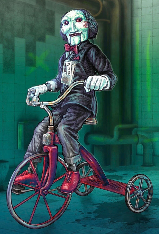 Jigsaw Billy Doll - LTD Edition 12x18 Archival Giclee Print