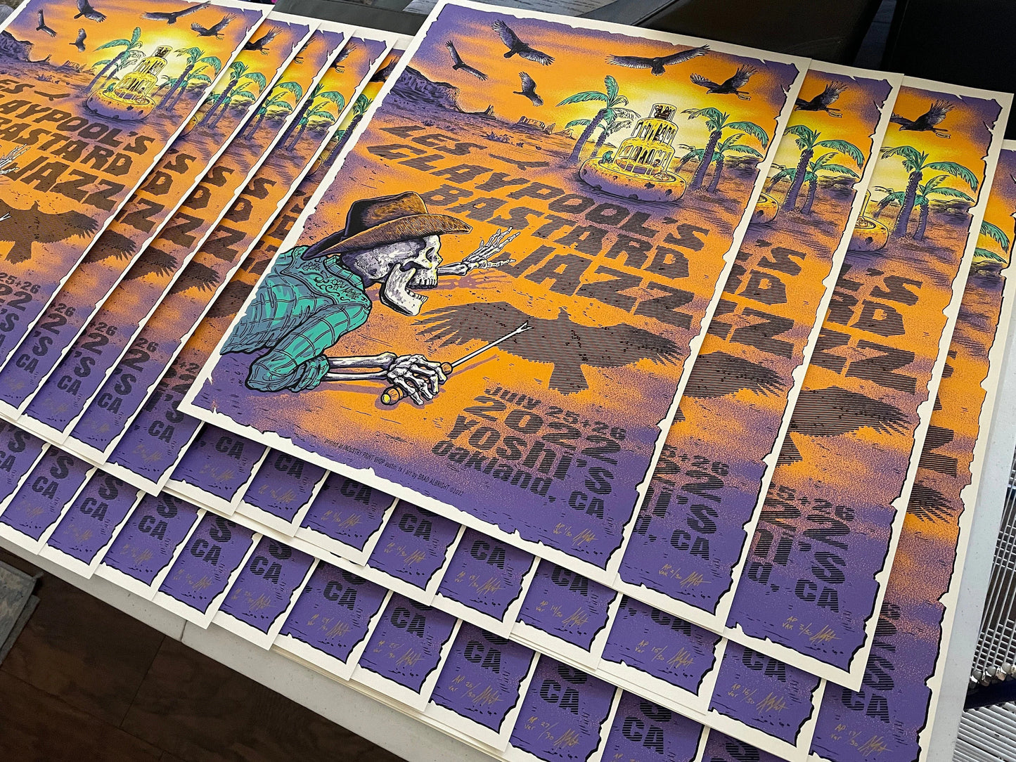 Les Claypool's Bastard Jazz - LTD Artist Proof & Variant Edition Show Poster